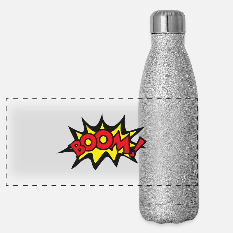 Boom! Panorama Glitzer Isolierflasche 500 ml