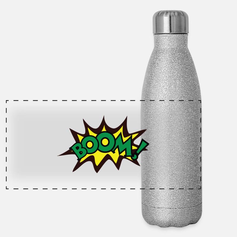 Boom! Panorama Glitzer Isolierflasche 500 ml