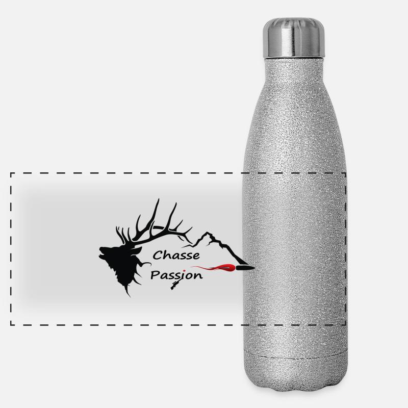 chasse Gourde isotherme panoramique pailletée 500 ml