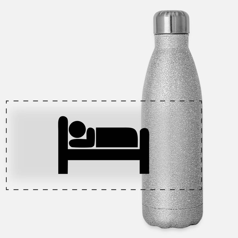 Schlafen Panorama Glitzer Isolierflasche 500 ml