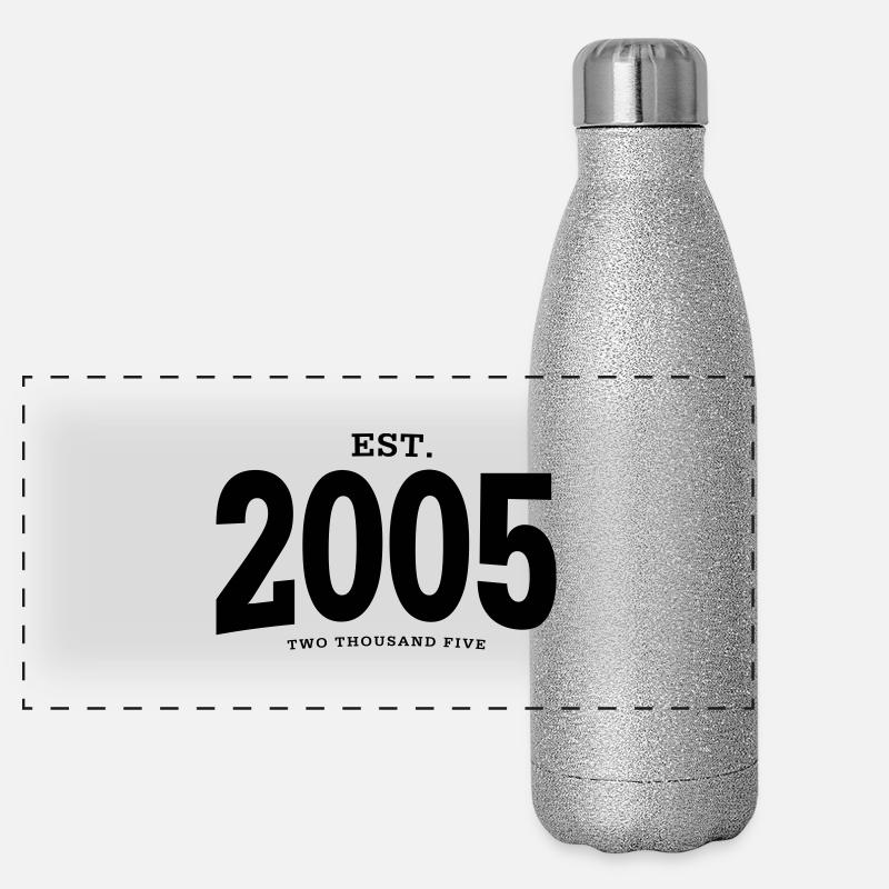 HNE. 2005 Deux Mille Cinq Gourde isotherme panoramique pailletée 500 ml