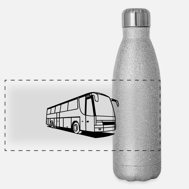 S 315 HD Reisebus Panorama Glitzer Isolierflasche 500 ml