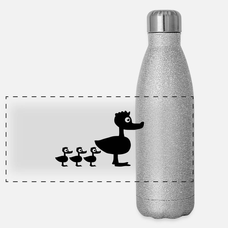 Duck Family Gourde isotherme panoramique pailletée 500 ml
