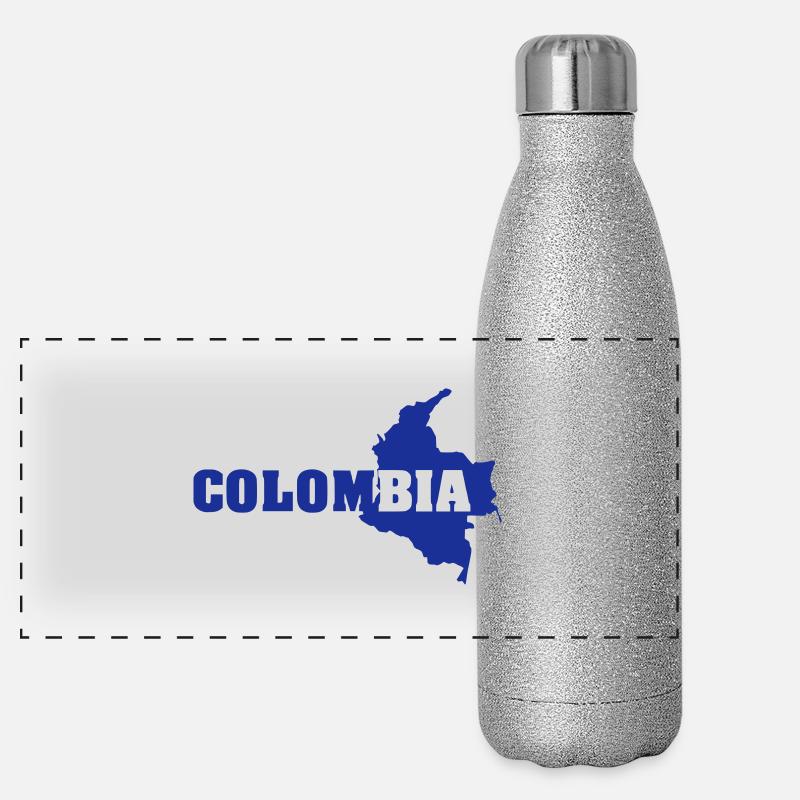 Colombia (ID: 002004) Panoramic Glitter Thermal Bottle 500 ml