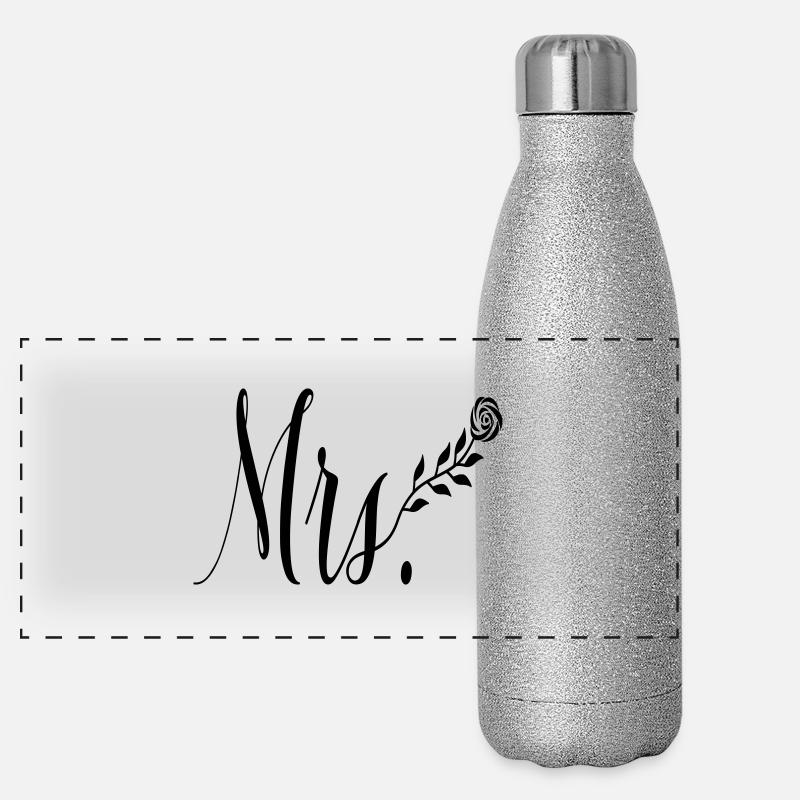 mrs_rose Panorama Glitzer Isolierflasche 500 ml