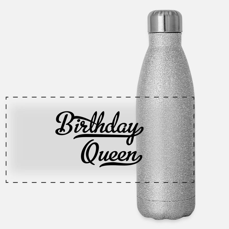 Anniversaire Gourde isotherme panoramique pailletée 500 ml