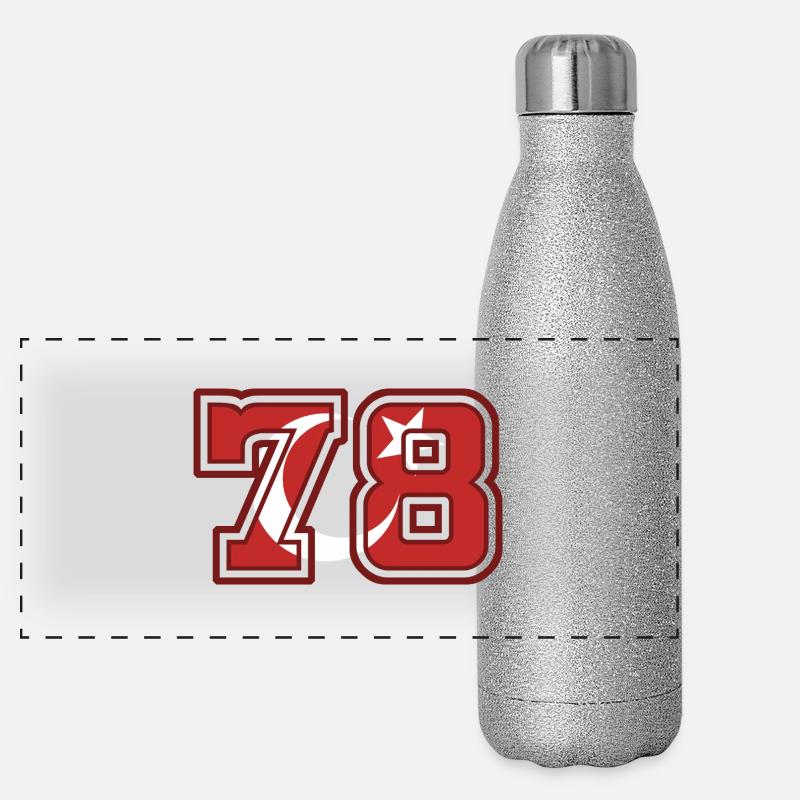 Karabük Panorama Glitzer Isolierflasche 500 ml