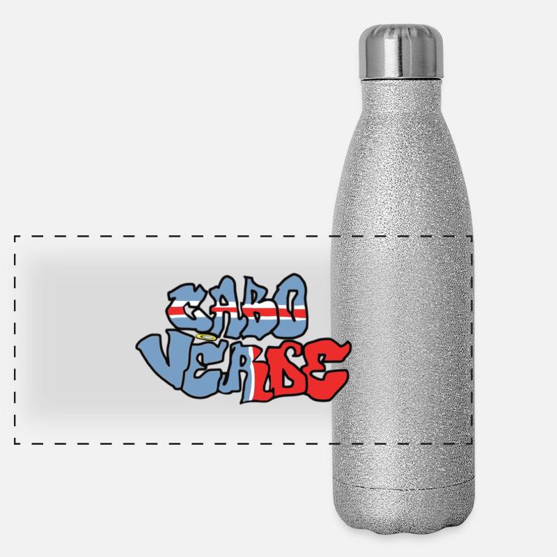 Cabo Verde Gourde isotherme panoramique pailletée 500 ml