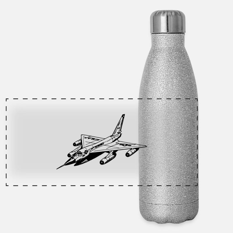 chasseur à réaction Gourde isotherme panoramique pailletée 500 ml