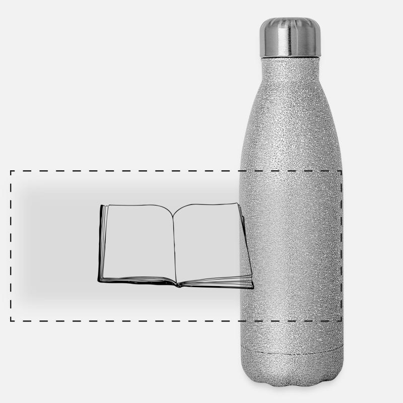 livre Gourde isotherme panoramique pailletée 500 ml