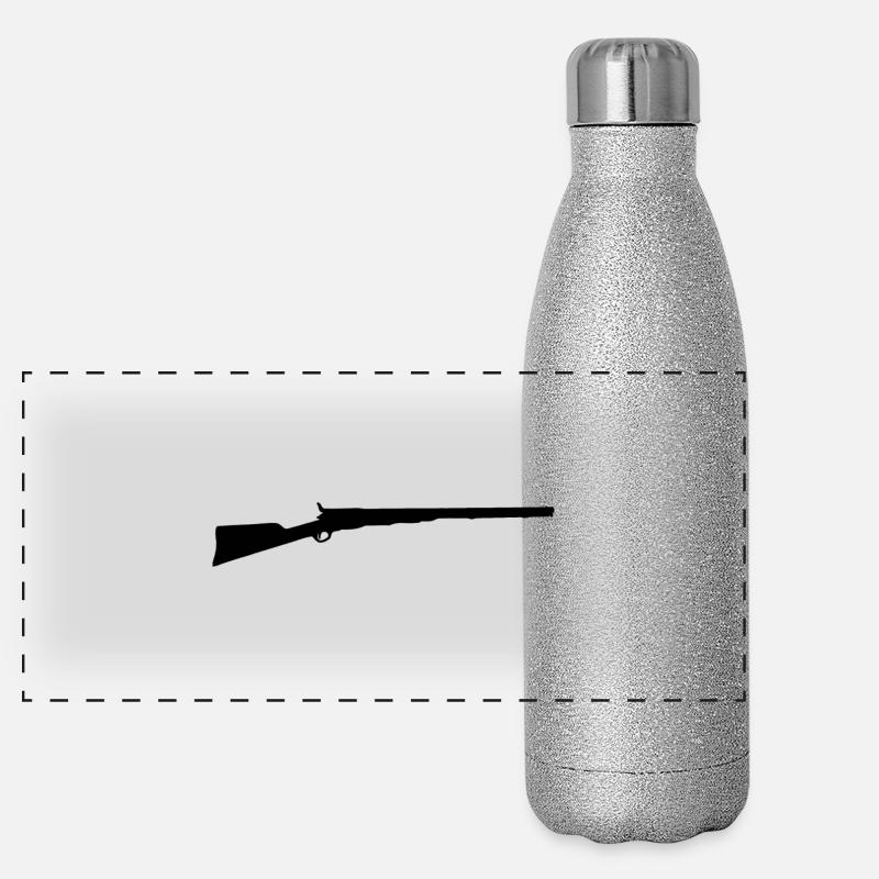 Schrotflinte Panorama Glitzer Isolierflasche 500 ml