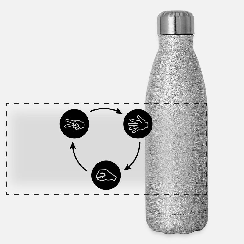 Schnick Schnack Schnuck Panorama Glitzer Isolierflasche 500 ml