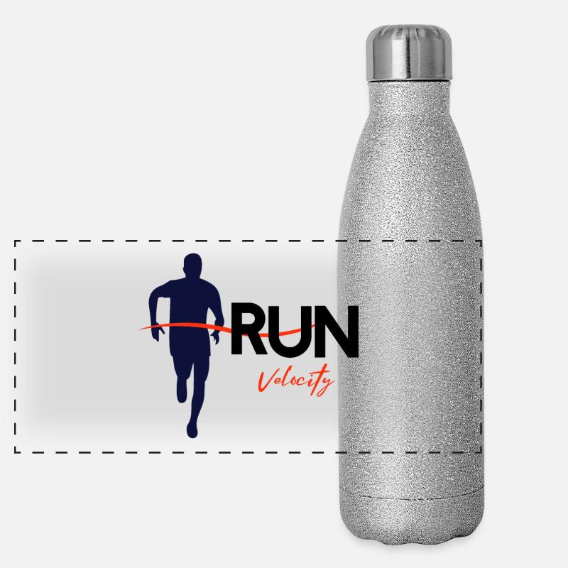 Courir Gourde isotherme panoramique pailletée 500 ml