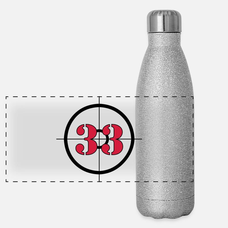 Stellt: 33 (V) Panorama Glitzer Isolierflasche 500 ml