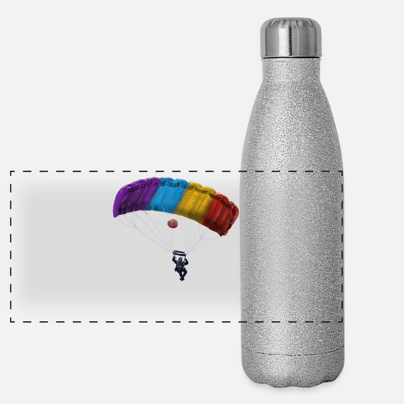 parachuting Gourde isotherme panoramique pailletée 500 ml