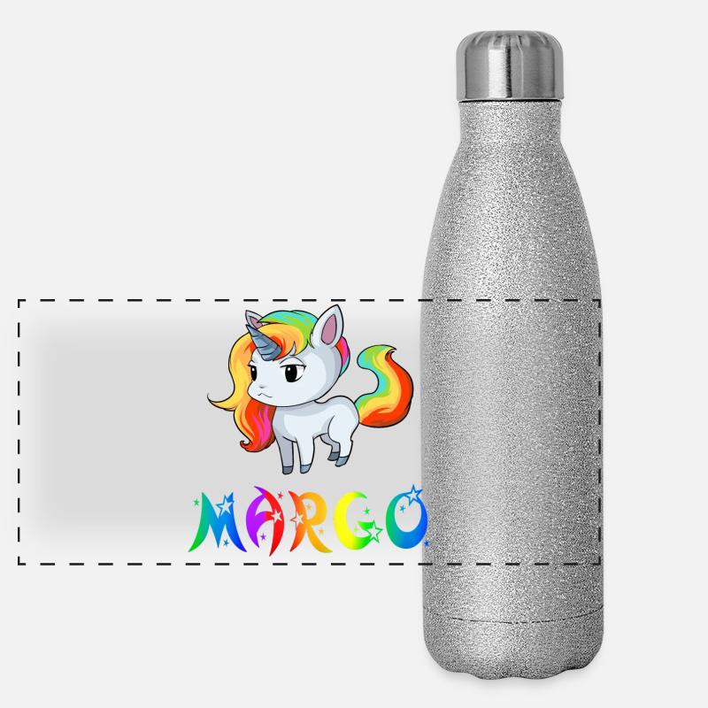 Einhorn Margo Panorama Glitzer Isolierflasche 500 ml