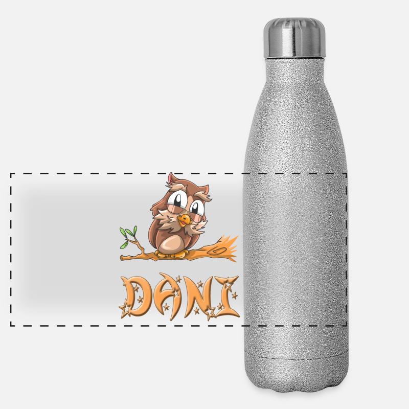 Owl Dani Panoramic Glitter Thermal Bottle 500 ml