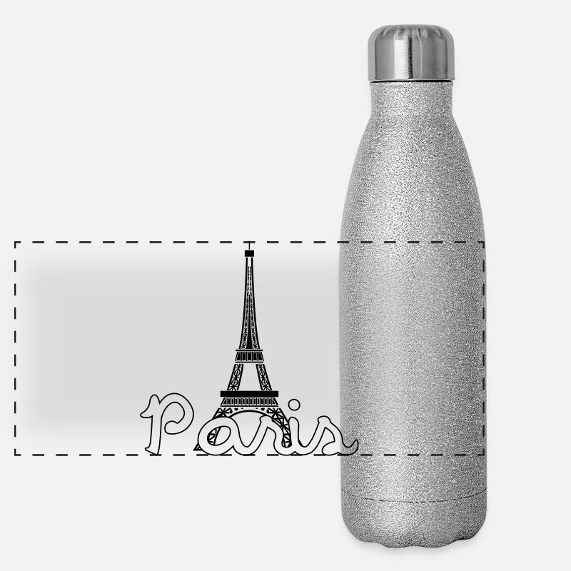 Paris Panoramic Glitter Thermal Bottle 500 ml