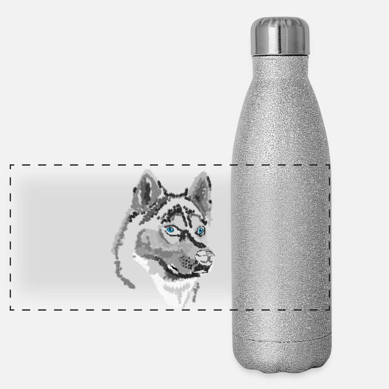 Husky Gourde isotherme panoramique pailletée 500 ml