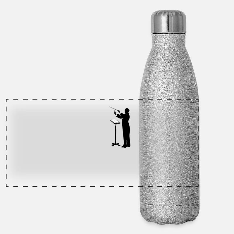 Dirigent Panorama Glitzer Isolierflasche 500 ml