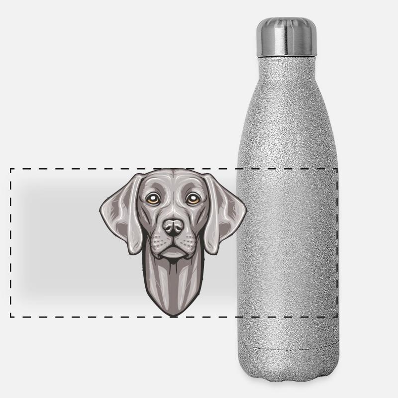 Panorama Glitzer Isolierflasche 500 ml