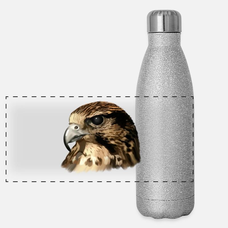 faucon Gourde isotherme panoramique pailletée 500 ml