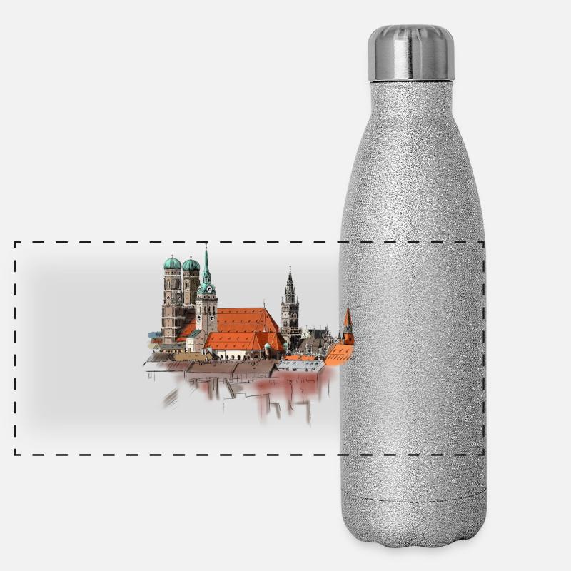 Munich Gourde isotherme panoramique pailletée 500 ml