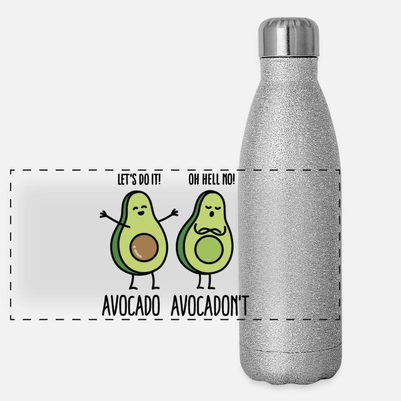 Avocado - Avocadon't Gourde isotherme panoramique pailletée 500 ml