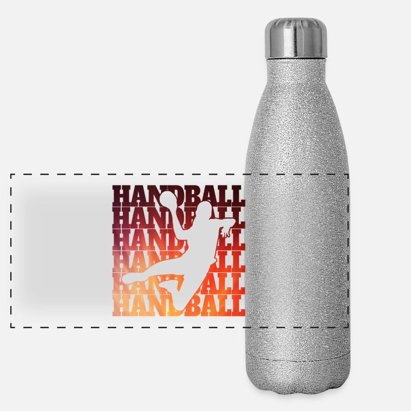 Conception de handball Gourde isotherme panoramique pailletée 500 ml
