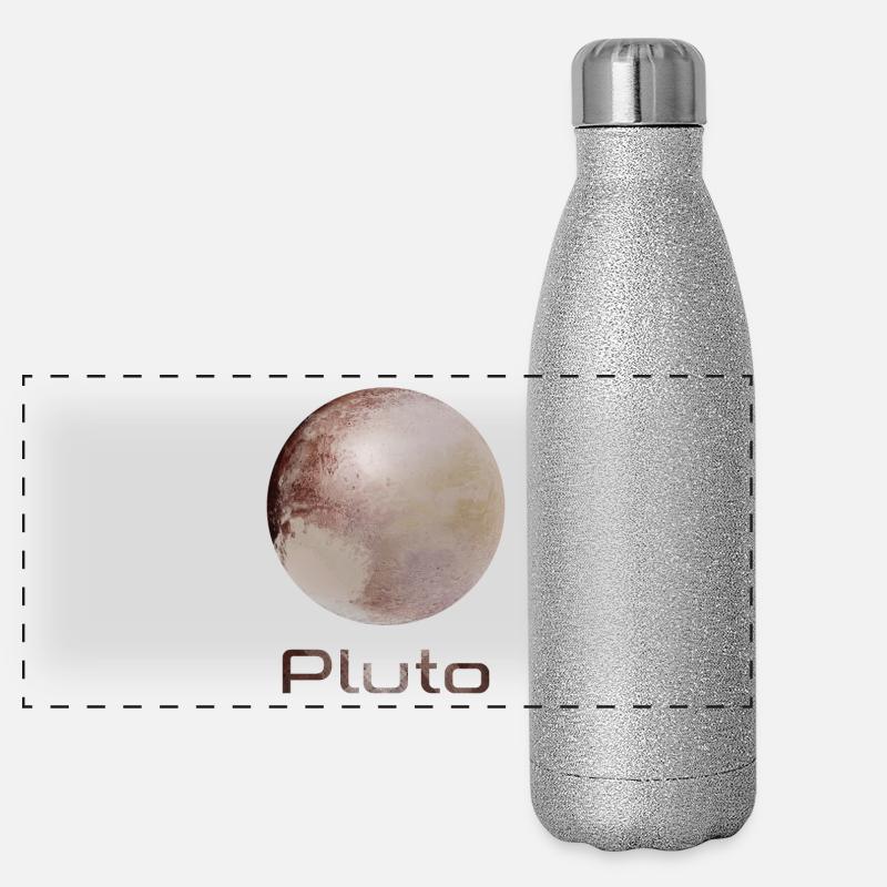 Pluto Panorama Glitzer Isolierflasche 500 ml