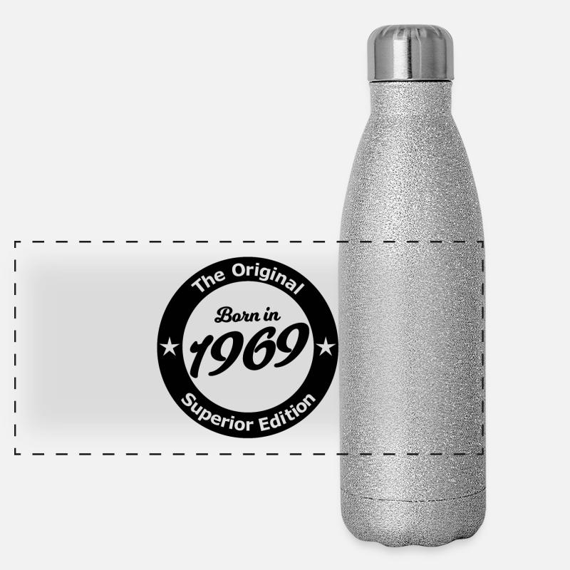 Born in 1969 Gourde isotherme panoramique pailletée 500 ml