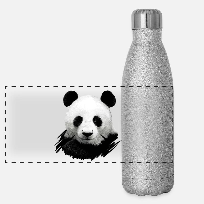 Panda Gourde isotherme panoramique pailletée 500 ml