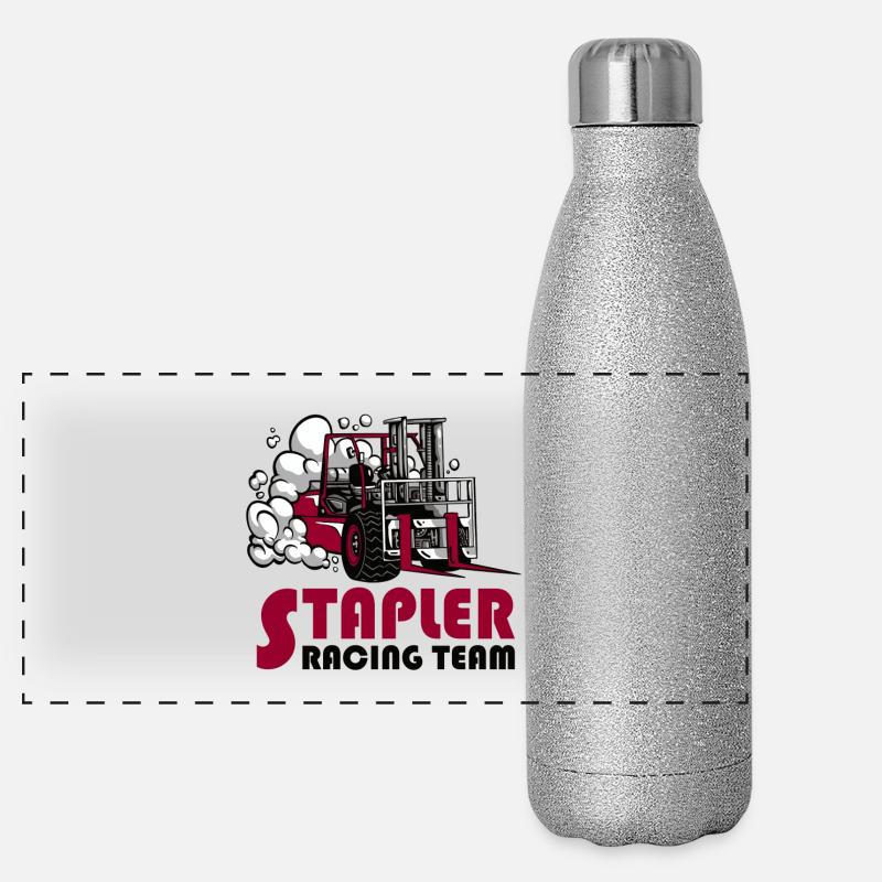 Stapler Racing Team Panorama Glitzer Isolierflasche 500 ml