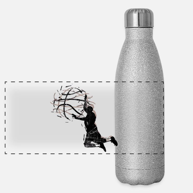 Silhouette de l’anneau de la couronne Gourde isotherme panoramique pailletée 500 ml