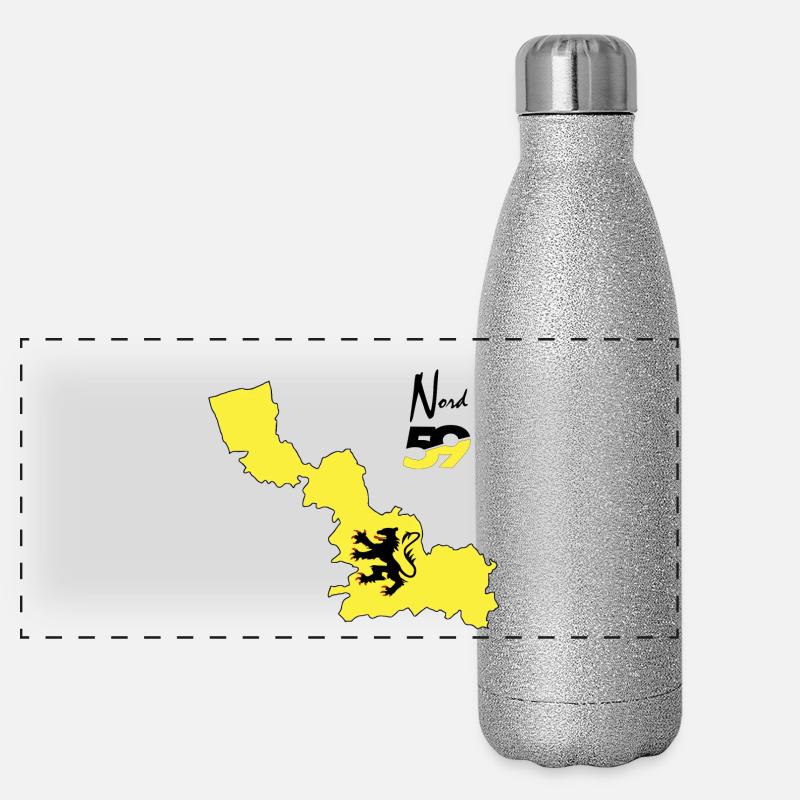 North Panoramic Glitter Thermal Bottle 500 ml