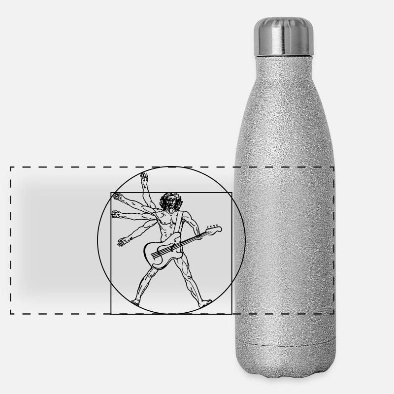Sparvinci rock Gourde isotherme panoramique pailletée 500 ml