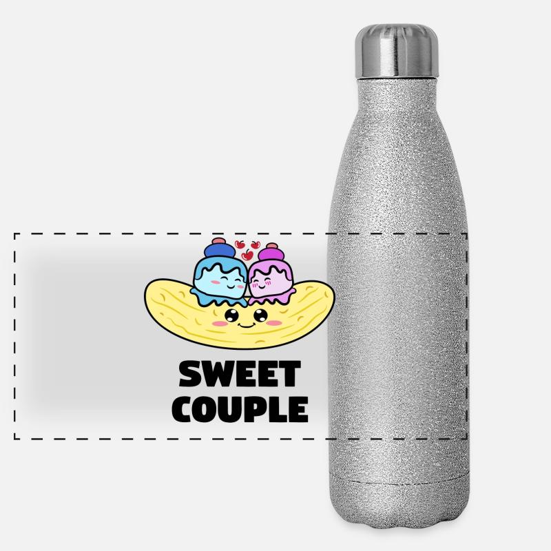 Bonbons Dessert Déclaration Snacking Calories Gourde isotherme panoramique pailletée 500 ml