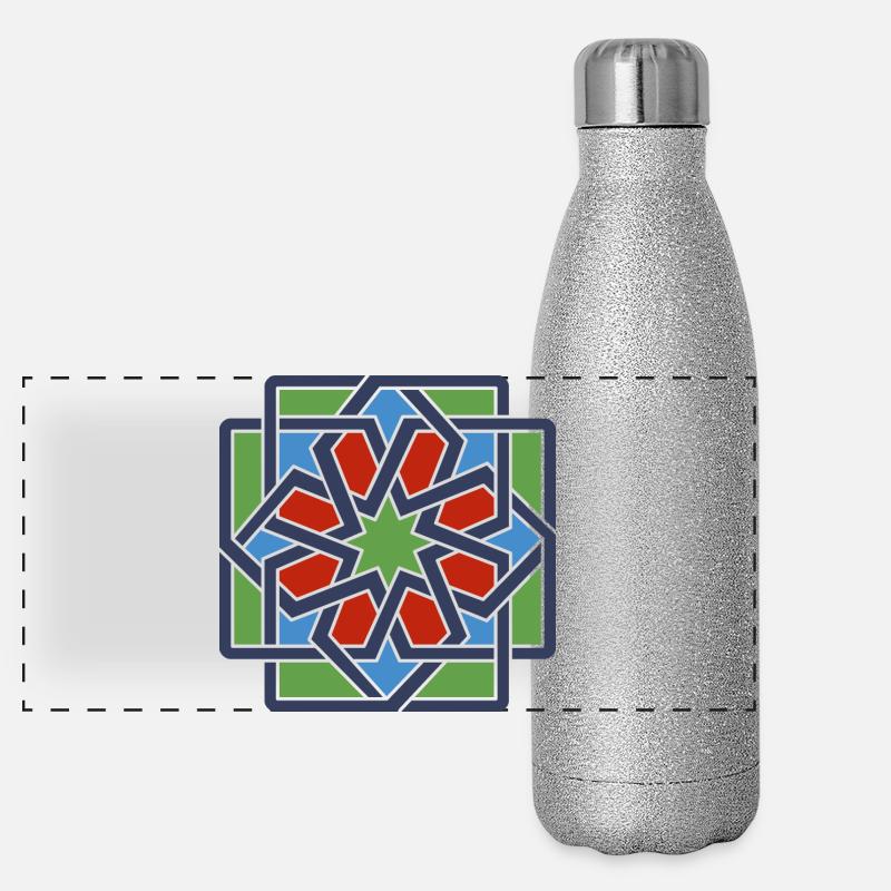 Andalousie 4 Gourde isotherme panoramique pailletée 500 ml