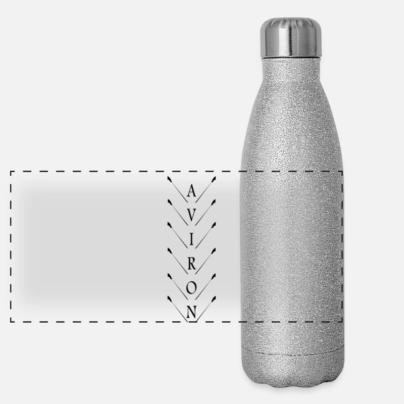 Aviron Gourde isotherme panoramique pailletée 500 ml