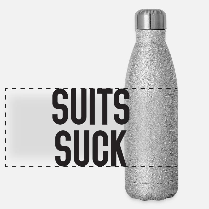 Suits Suck Panoramic Glitter Thermal Bottle 500 ml