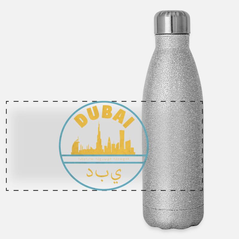 Dubai Panoramic Glitter Thermal Bottle 500 ml