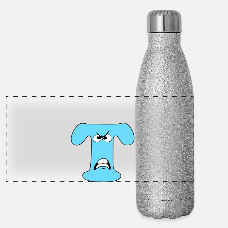 Panorama Glitzer Isolierflasche 500 ml