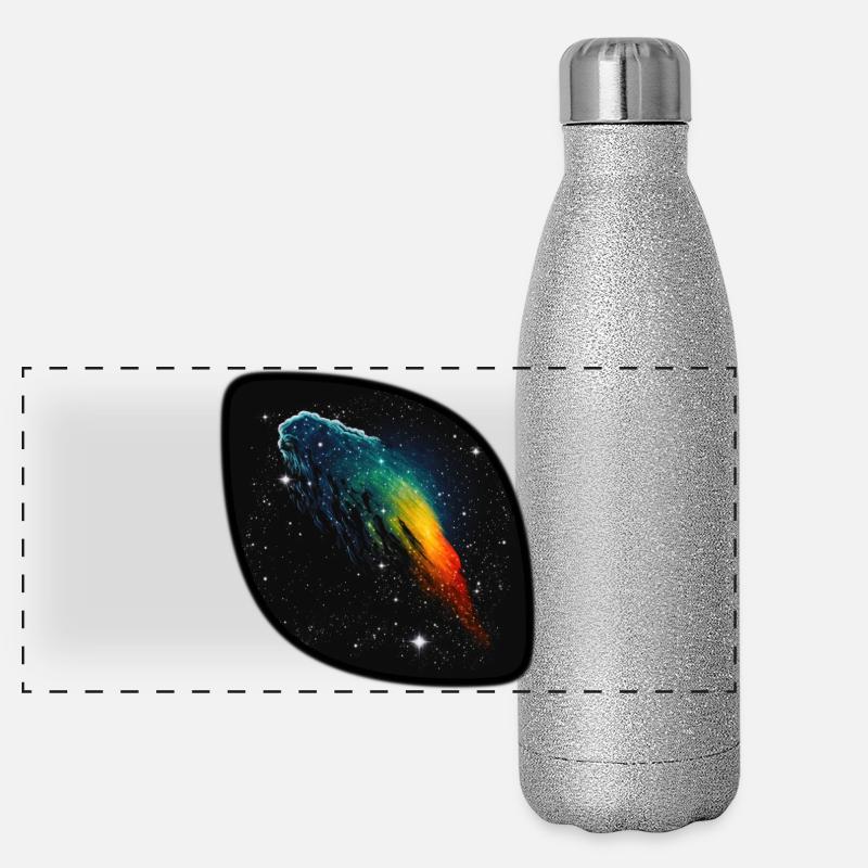 Comète 01 Gourde isotherme panoramique pailletée 500 ml