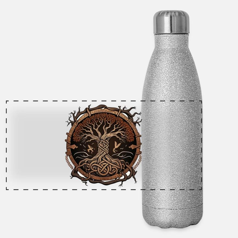Yggdrasil Gourde isotherme panoramique pailletée 500 ml