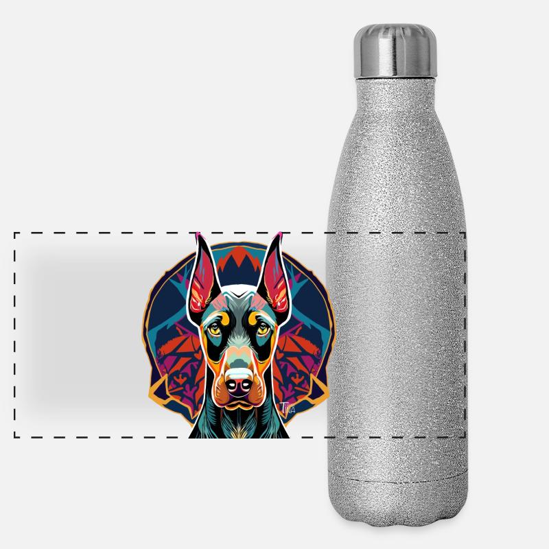 Panorama Glitzer Isolierflasche 500 ml