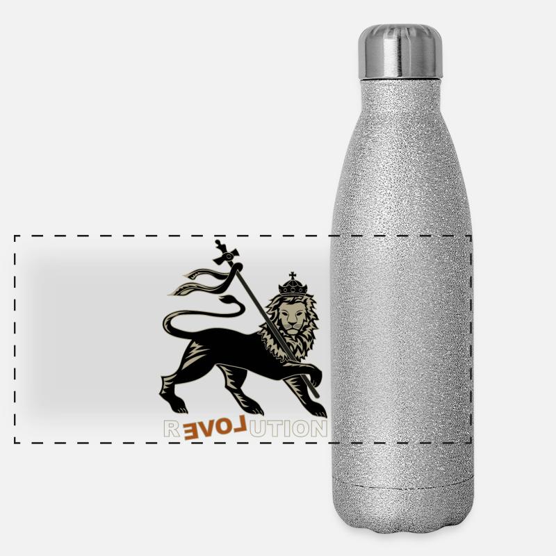 Réadoration Gourde isotherme panoramique pailletée 500 ml