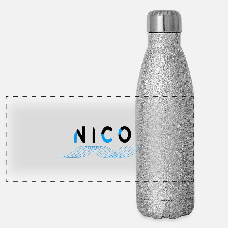 Nico Panorama Glitzer Isolierflasche 500 ml