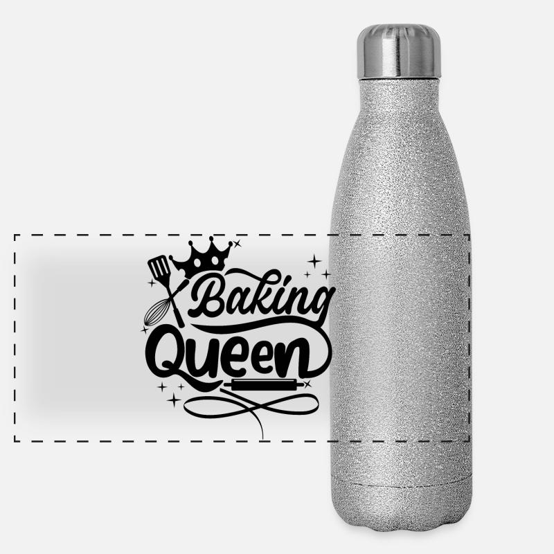Reine de la cuisson Gourde isotherme panoramique pailletée 500 ml