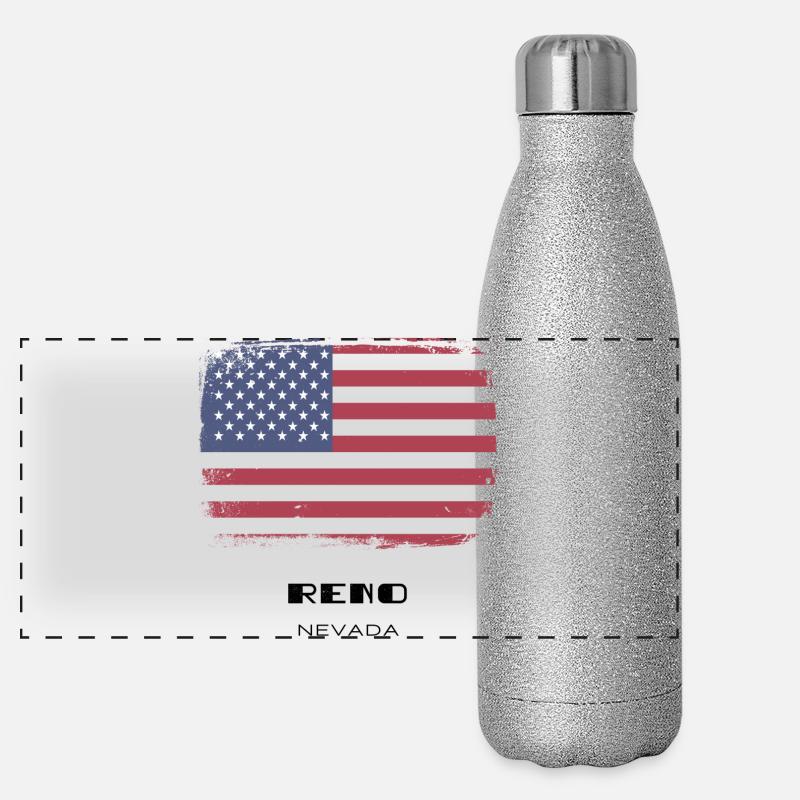 Nevada, États-Unis Gourde isotherme panoramique pailletée 500 ml