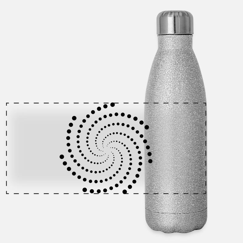 Points Swirl Panoramic Glitter Thermal Bottle 500 ml